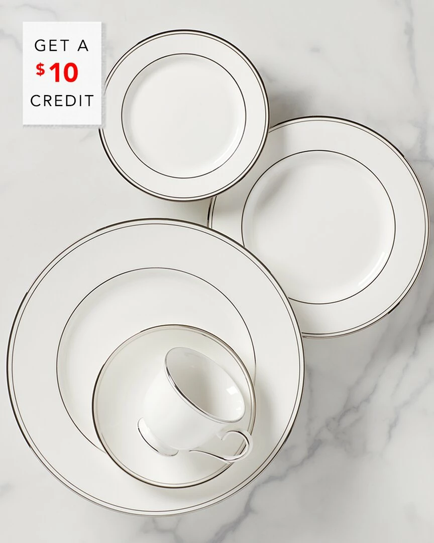 Lenox Federal Platinum 5pc Flatware Set With $10 Credit Home Dinnerware 3 Lenox Federal Platinum 5pc Flatware Set With $10 Credit Home Dinnerware
