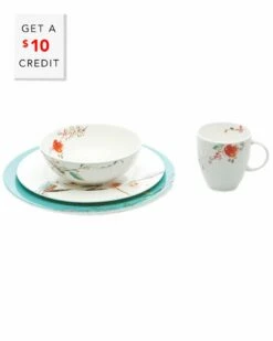 Lenox Chirp 4pc Place Setting With $10 Credit Home Dinnerware