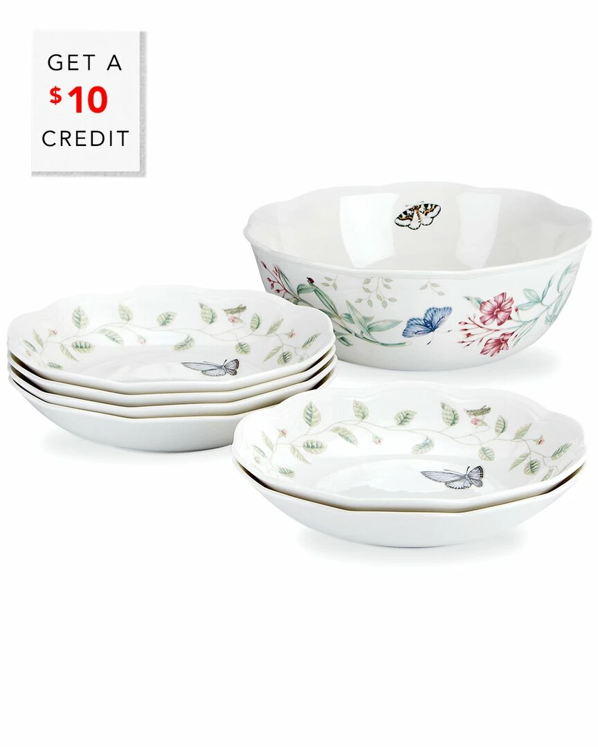 Lenox Butterfly Meadow 7pc Bowl Set With $10 Credit Home Dinnerware 3 Lenox Butterfly Meadow 7pc Bowl Set With $10 Credit Home Dinnerware