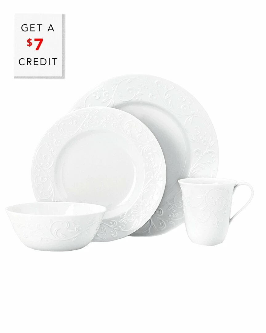 Lenox Opal Innocence Carved 4pc Place Setting With $7 Credit Home Serveware 2 Lenox Opal Innocence Carved 4pc Place Setting With $7 Credit Home Serveware