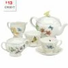 Lenox Butterfly Meadow 9pc Tea Set With $13 Credit Home Dinnerware -Lenox Sales 3010899003 RLLZ 1