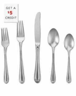 Lenox Gorham Melon Bud 5pc Place Setting With $5 Credit Home Flatware & Cutlery