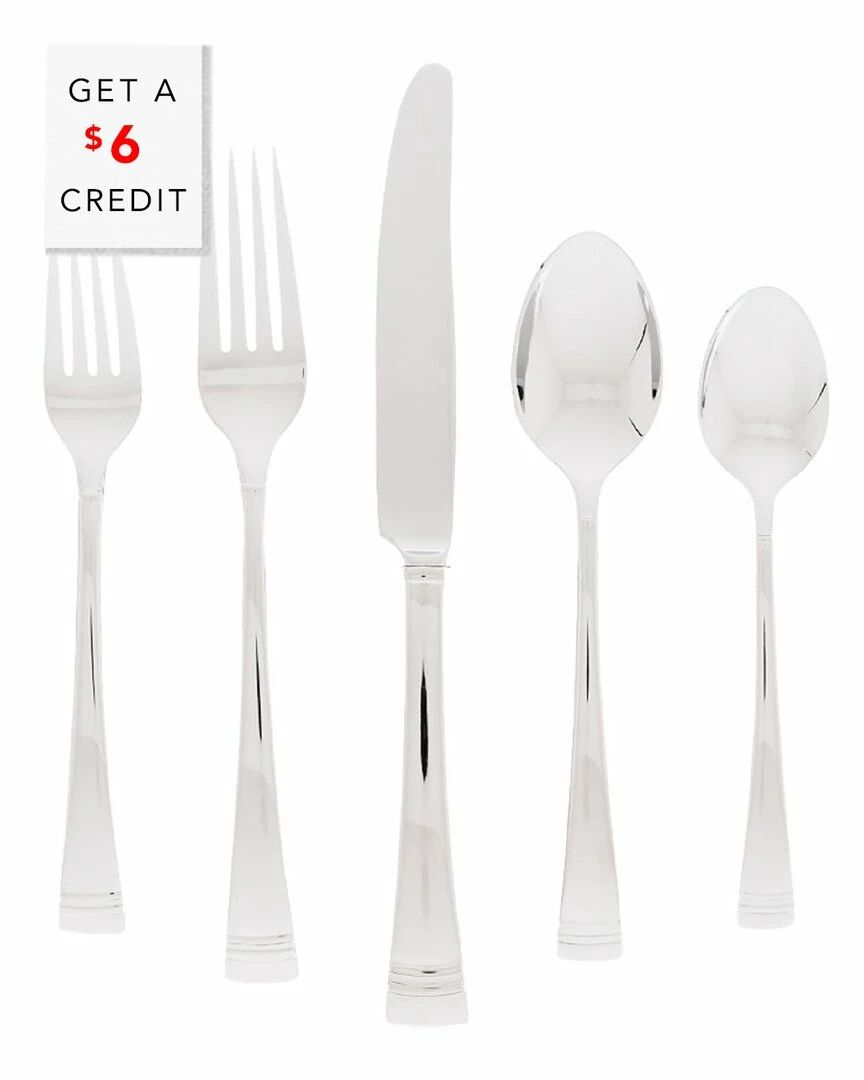 Lenox Federal Platinum 5pc Flatware Set With $6 Credit Home Flatware & Cutlery 3 Lenox Federal Platinum 5pc Flatware Set With $6 Credit Home Flatware & Cutlery
