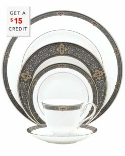 Lenox Vintage Jewel 5pc Place Setting With $15 Credit Home Dinnerware
