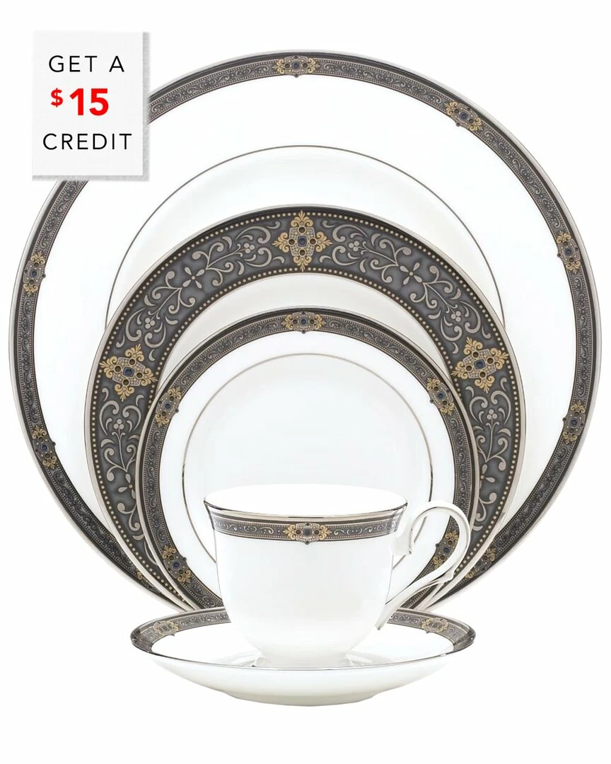 Lenox Vintage Jewel 5pc Place Setting With $15 Credit Home Dinnerware 3 Lenox Vintage Jewel 5pc Place Setting With $15 Credit Home Dinnerware