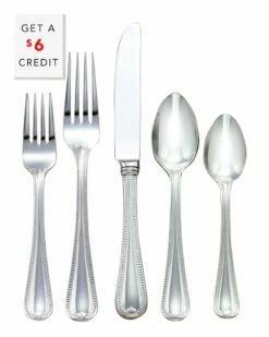Lenox Vintage Jewel 5pc Flatware Set With $6 Credit Home Flatware & Cutlery