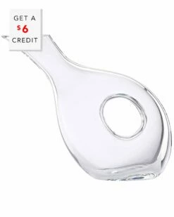 Lenox Tuscany Classics 48oz Pierced Decanter With $6 Credit Home Bar Carts & Accessories