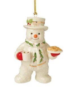 Lenox 2022 Snowman Treats Ornament Home Seasonal