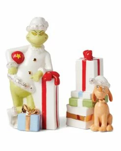 Lenox Merry Grinchmas Salt & Pepper Set Home Serveware