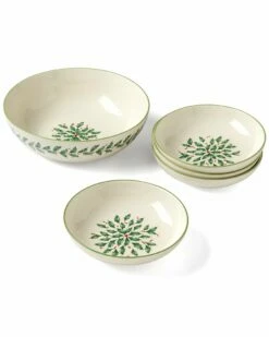 Lenox Holiday Pasta 5pc Serving Set Home Serveware
