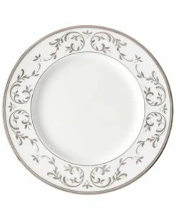 Lenox Opal Inn Silver Plat Accent Plate Home Dinnerware
