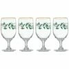 Lenox Holiday 4pc Iced Beverage Glass Set Home Drinkware