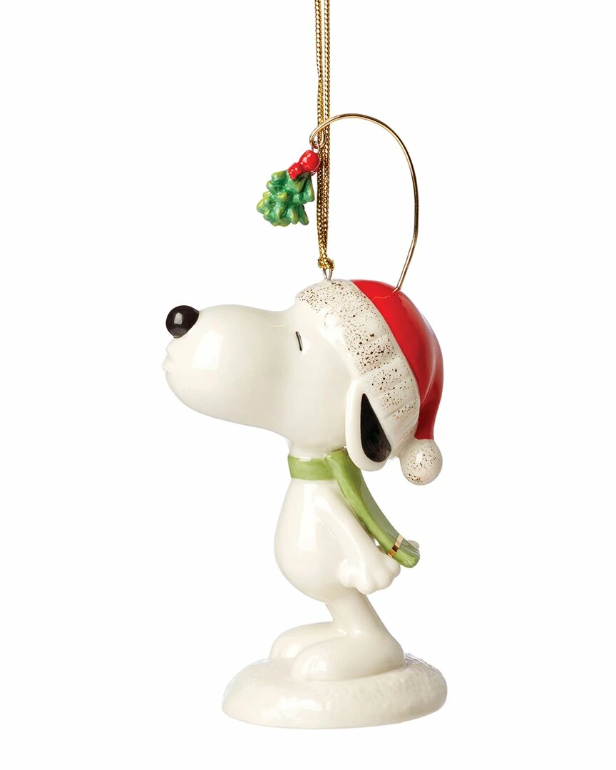 Lenox 2022 Snoopy Under The Mistletoe Ornament Home Seasonal 3 Lenox 2022 Snoopy Under The Mistletoe Ornament Home Seasonal