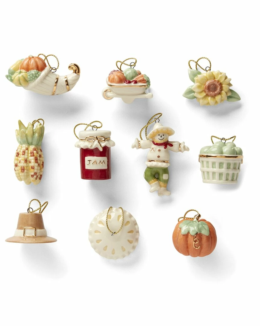 Lenox Autumn Favorites 10pc Ornament Set Home Seasonal 3 Lenox Autumn Favorites 10pc Ornament Set Home Seasonal