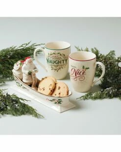 Lenox Holiday Santa's Sleigh Cracker Tray Home Serveware -Lenox Sales 3050185503 RLLZ 3