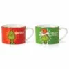 Lenox Merry Grinchmas Naughty & Nice Mug Set Home Drinkware -Lenox Sales 3050195452 RLLZ 1