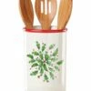 Lenox Holiday Utensil Holder Set Home Seasonal