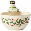 Lenox Holiday Snowman Bowl Home Serveware -Lenox Sales 3050210880 RLLZ 1