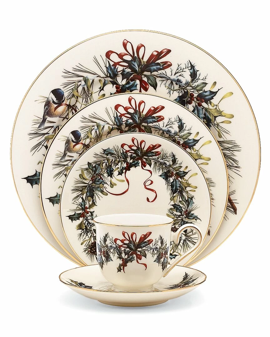 Lenox Winter Greetings 5pc Place Setting Home Dinnerware 3 Lenox Winter Greetings 5pc Place Setting Home Dinnerware