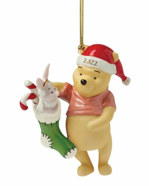 Lenox 2022 Winnie The Pooh's Christmas Surprise Ornament Home Seasonal -Lenox Sales 3050230568 RLLZ 1