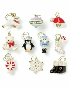 Lenox Christmas Memories 10pc Ornament Set Home Seasonal