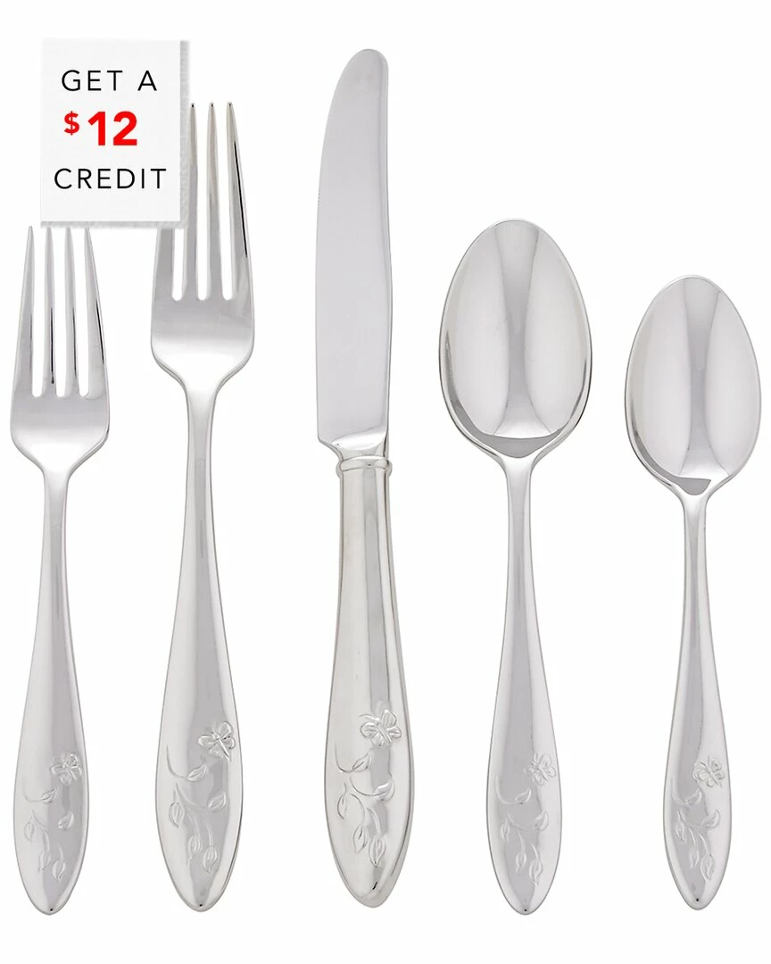 Lenox Butterfly Meadow 20Pc Flatware Set With $12 Credit Home Flatware & Cutlery 3 Lenox Butterfly Meadow 20Pc Flatware Set With $12 Credit Home Flatware & Cutlery