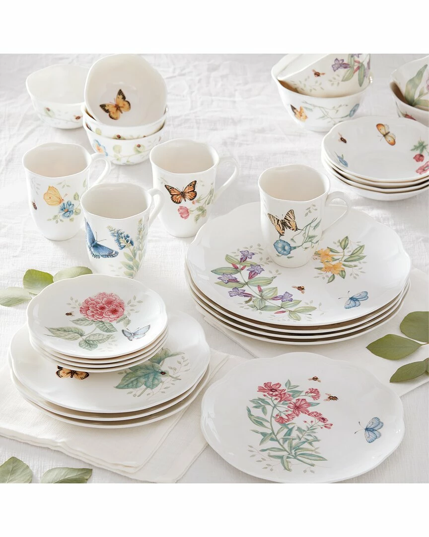 Lenox Butterfly Meadow 28Pc Dinnerware Set With $25 Credit Home 4 Lenox Butterfly Meadow 28Pc Dinnerware Set With $25 Credit Home - Image 2