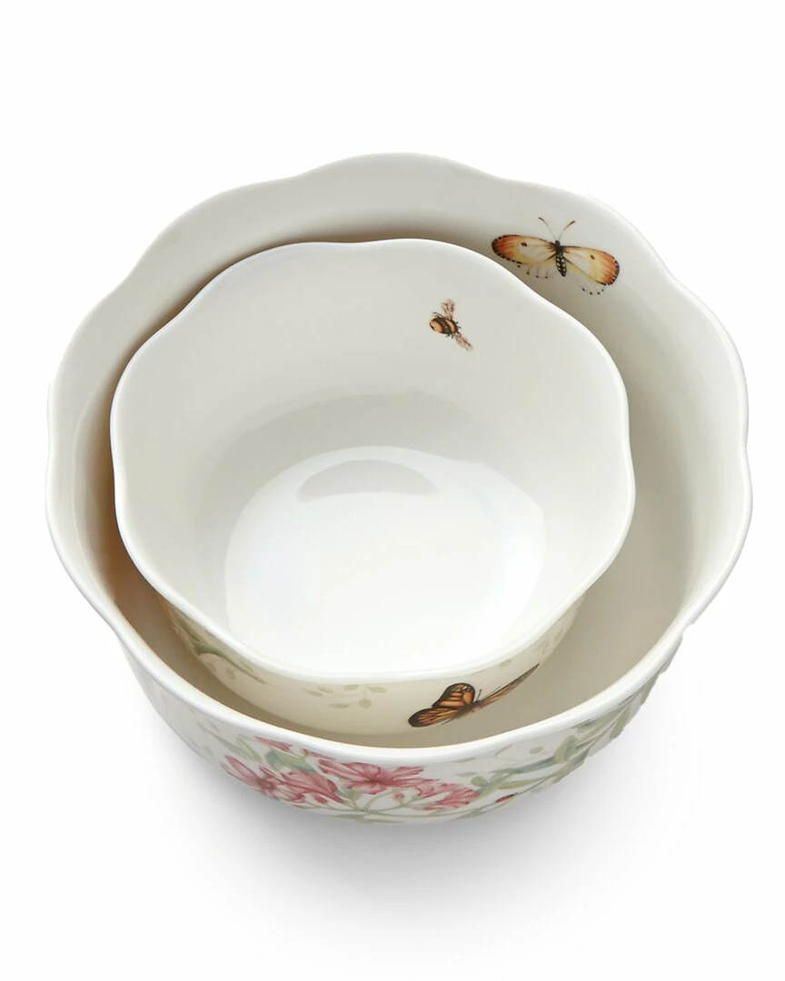 Lenox Butterfly Meadow 2Pc Nesting Bowl Set With $5 Credit Home Dinnerware 4 Lenox Butterfly Meadow 2Pc Nesting Bowl Set With $5 Credit Home Dinnerware - Image 2