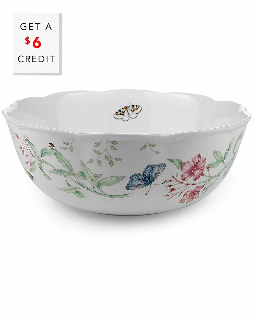 Lenox Butterfly Meadow 72Oz Large Serving Bowl With $6 Credit Home Serveware 3 Lenox Butterfly Meadow 72Oz Large Serving Bowl With $6 Credit Home Serveware