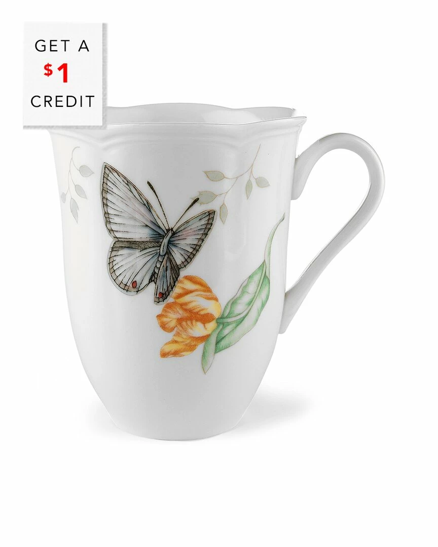 Lenox Butterfly Meadow Blue Butterfly Mug With $1 Credit Home Drinkware 3 Lenox Butterfly Meadow Blue Butterfly Mug With $1 Credit Home Drinkware