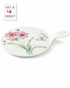 Lenox Butterfly Meadow Cheeseboard With $4 Credit Home Serveware