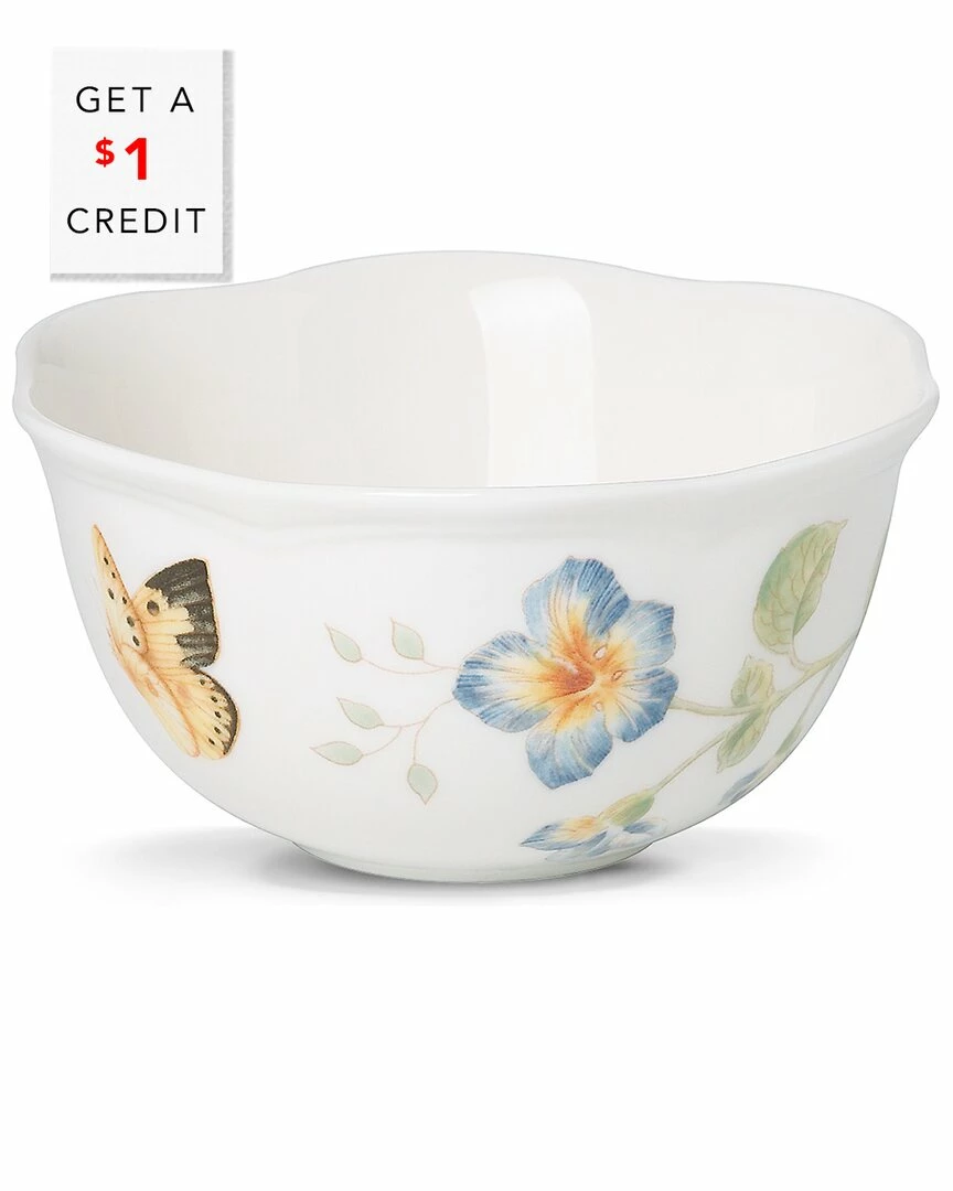 Lenox Butterfly Meadow Dessert Bowl With $1 Credit Home Dinnerware 3 Lenox Butterfly Meadow Dessert Bowl With $1 Credit Home Dinnerware