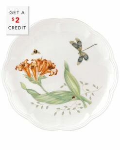 Lenox Butterfly Meadow Dragonfly Accent Plate With $2 Credit Home Dinnerware