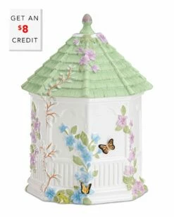 Lenox Butterfly Meadow Figural Cookie Jar With $8 Credit Home Kitchen & Pantry Storage
