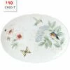 Lenox Butterfly Meadow Flutter Eastern Bluebird Oval Serving Platter With $10 Credit Home Serveware -Lenox Sales 3050244606 RLLZ 1