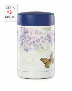 Lenox Butterfly Meadow Large Insulated Food Container With $3 Credit Home Kitchen & Pantry Storage