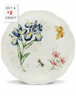 Lenox Butterfly Meadow Orange Sulphur Dinner Plate With $2 Credit Home Dinnerware