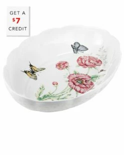 Lenox Butterfly Meadow Oval Baker With $7 Credit Home Cookware
