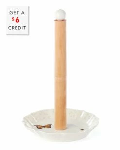 Lenox Butterfly Meadow Paper Towel Holder With $6 Credit Home Kitchen & Pantry Storage