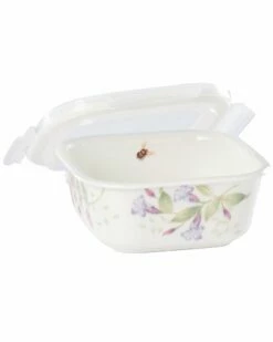 Lenox Butterfly Meadow Small Square Food Storage Container With $2 Credit Home Kitchen & Pantry Storage 7 Lenox Butterfly Meadow Small Square Food Storage Container With $2 Credit Home Kitchen & Pantry Storage -Lenox Sales 3050244650 RLLZ 3