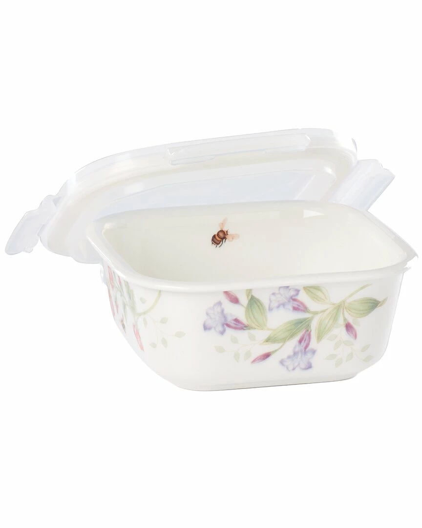 Lenox Butterfly Meadow Small Square Food Storage Container With $2 Credit Home Kitchen & Pantry Storage 5 Lenox Butterfly Meadow Small Square Food Storage Container With $2 Credit Home Kitchen & Pantry Storage - Image 3