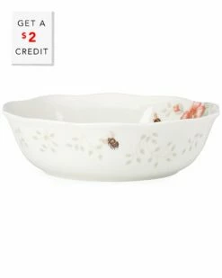 Lenox Butterfly Meadow Soup Bowl With $2 Credit Home Dinnerware