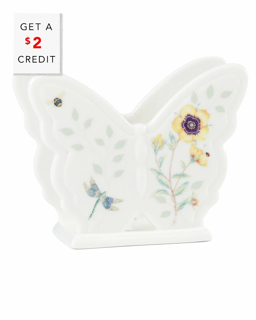 Lenox Butterfly Meadow Sponge Holder With $2 Credit Home Kitchen & Pantry Storage 3 Lenox Butterfly Meadow Sponge Holder With $2 Credit Home Kitchen & Pantry Storage
