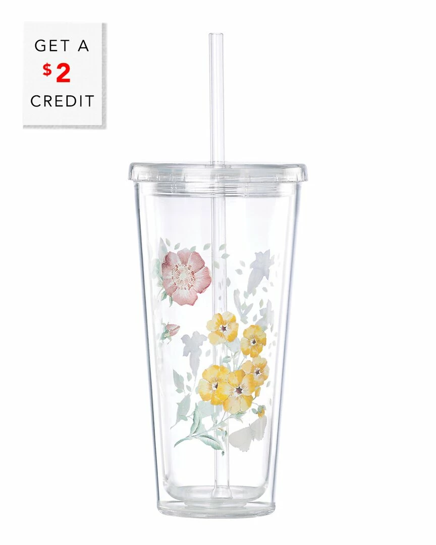Lenox Butterfly Meadow Tumbler With $2 Credit Home Drinkware 3 Lenox Butterfly Meadow Tumbler With $2 Credit Home Drinkware