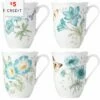 Lenox Butterfly Meadow 4Pc Mug Set With $5 Credit Home Drinkware -Lenox Sales 3050244663 RLLZ 1
