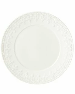Lenox Chelse Muse Floral Matte White Accent Plate Home Dinnerware