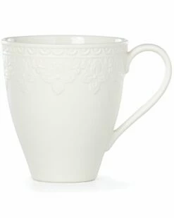 Lenox Chelse Muse Floral Matte White Mug Home Drinkware