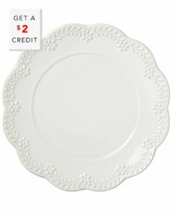 Lenox Chelse Muse Floral White Dinner Plate With $2 Credit Home Dinnerware