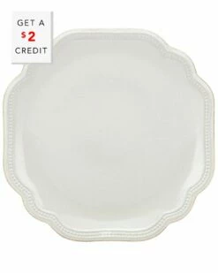 Lenox French Perle Bead White Accent Plate With $2 Credit Home Dinnerware