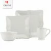 Lenox French Perle Bead White Square 4Pc Place Setting With $8 Credit Home Dinnerware -Lenox Sales 3050244706 RLLZ 1